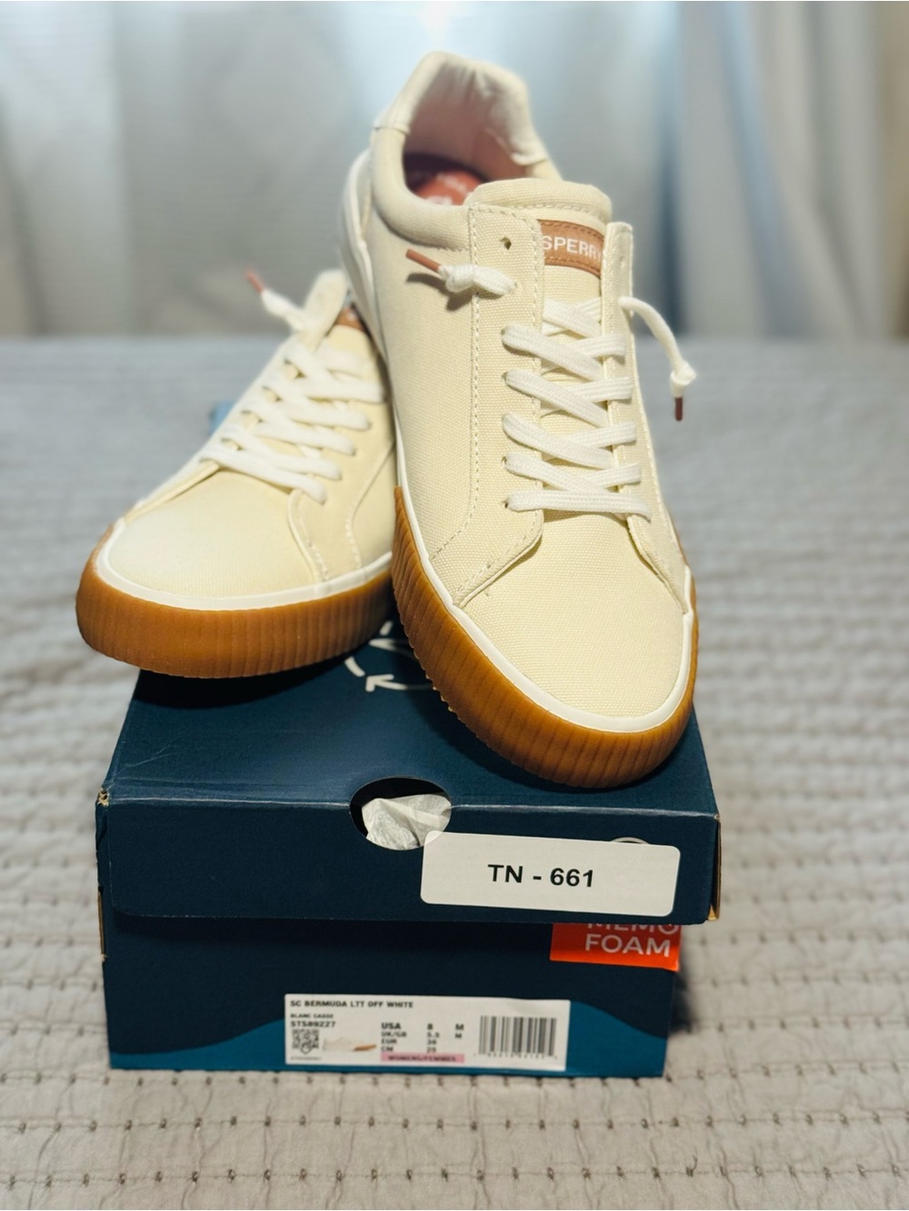 Sperry SC Bermuda LTT Sneakers, Women’s Size 8, New